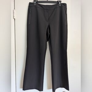 Lafayette 148 New York Black Straight Leg Pants